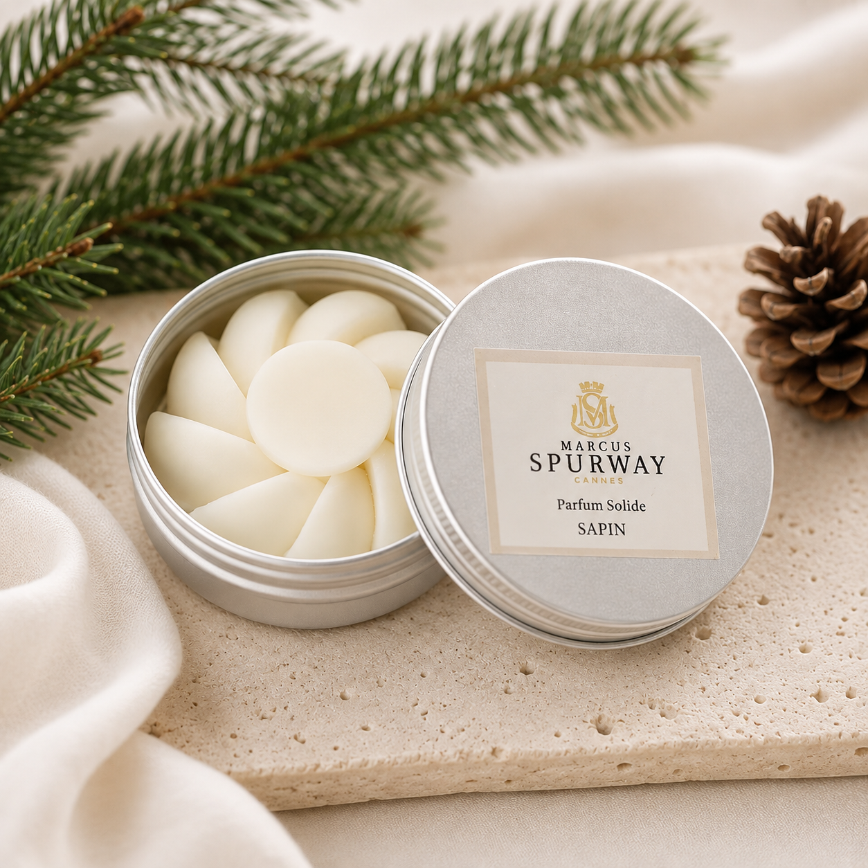 Parfum Solide Sapin - 50g - Marcus Spurway